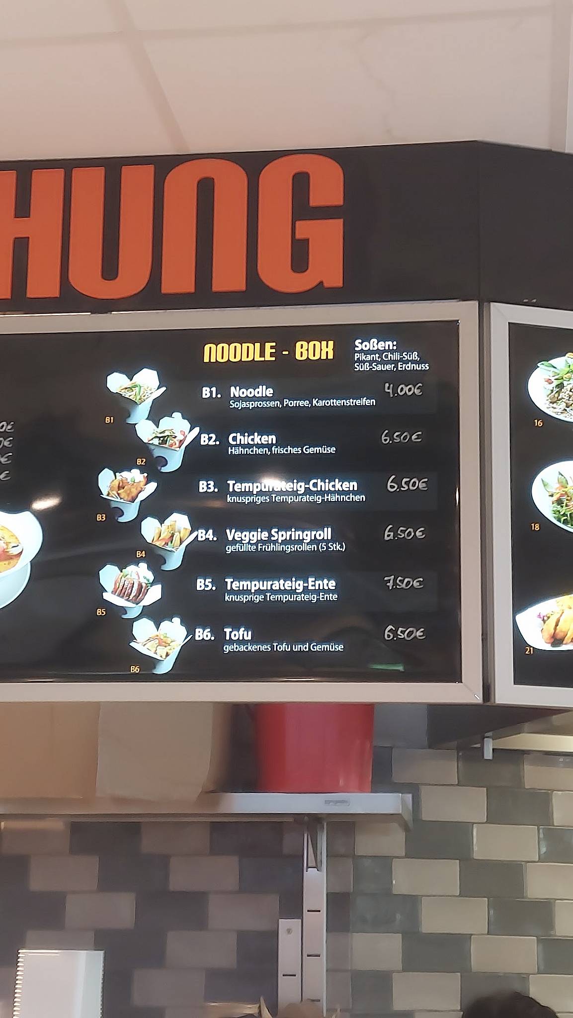 Speisekarte von Le Hung fresh asian food restaurant, Berlin
