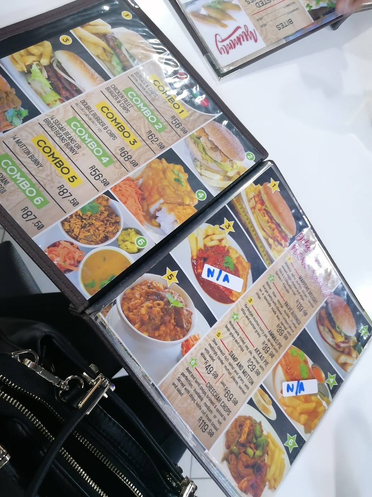 Menu at CaneCutters Umhlanga restaurant, Durban, 70 Horizon Views