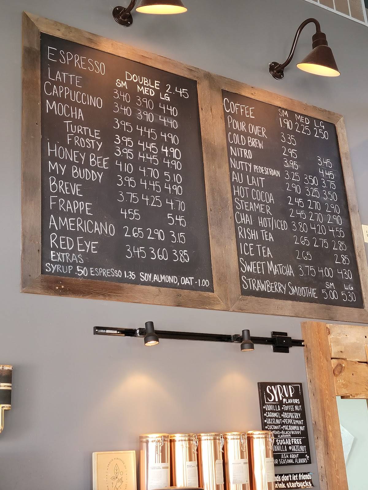 Menu at Coffee Mill cafe, FontanaonGeneva Lake