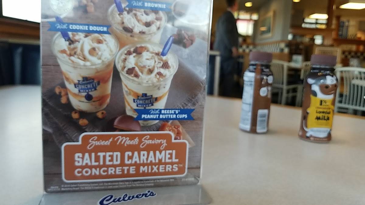 Menu at Culver’s fast food, Flower Mound, Flower Mound Rd