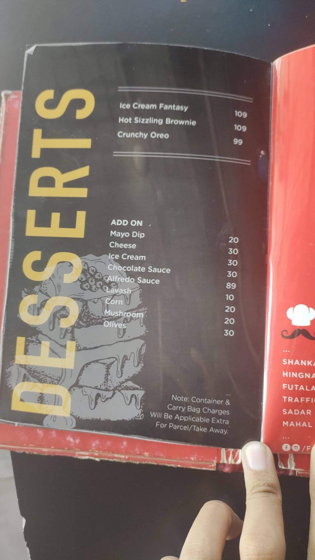 Menu at Fuel Station Cafe & Restro Hingna Tpoint, Nagpur, Plot No.4A