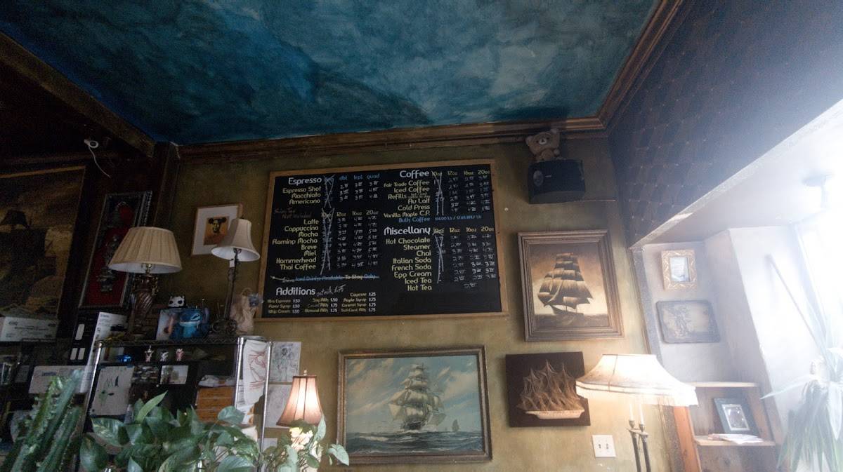 Menu at Caffetto Coffee House, Minneapolis