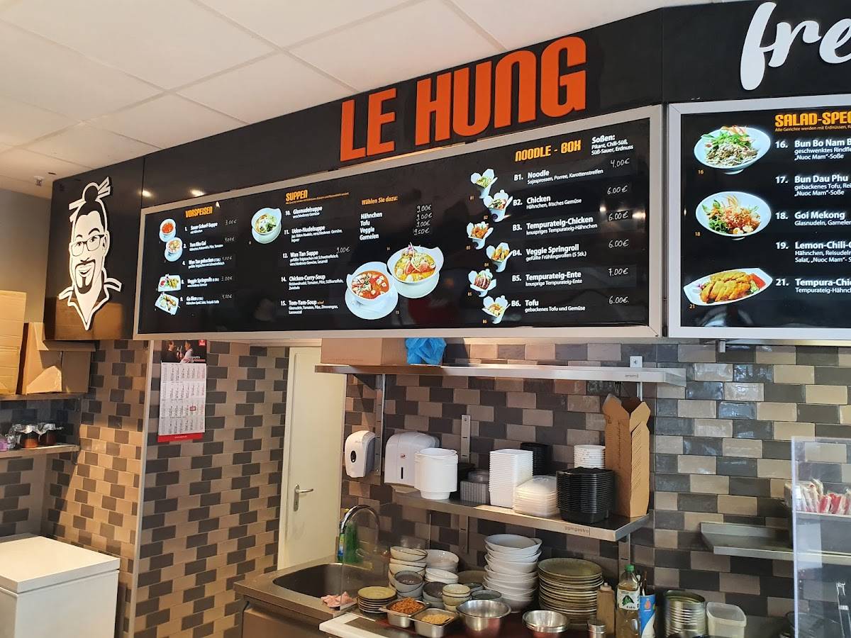 Speisekarte von Le Hung fresh asian food restaurant, Berlin