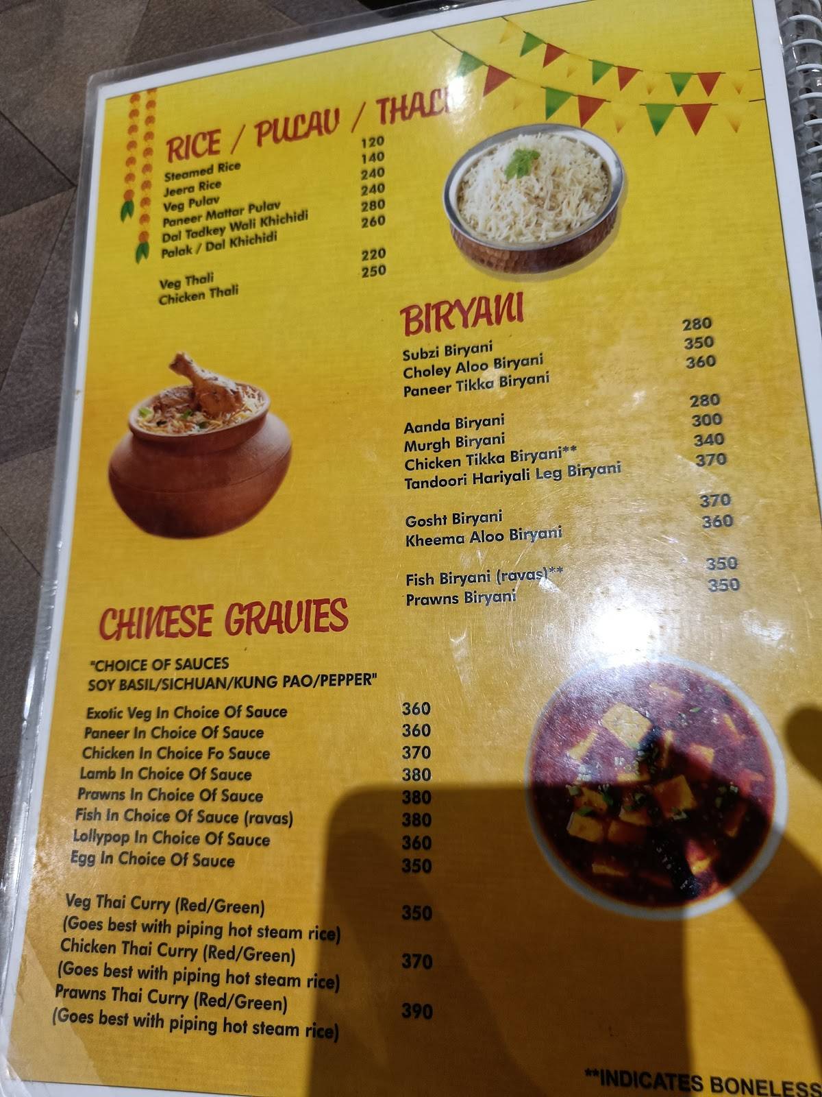 Menu at Rangrezz Family Resto Bar, Mumbai