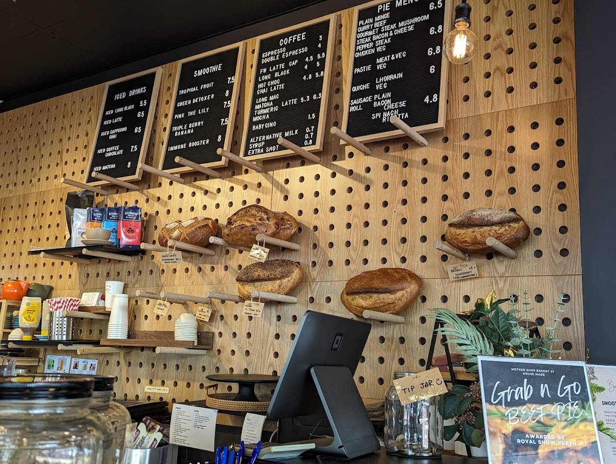 Menu at Baking Corner, Victoria Park