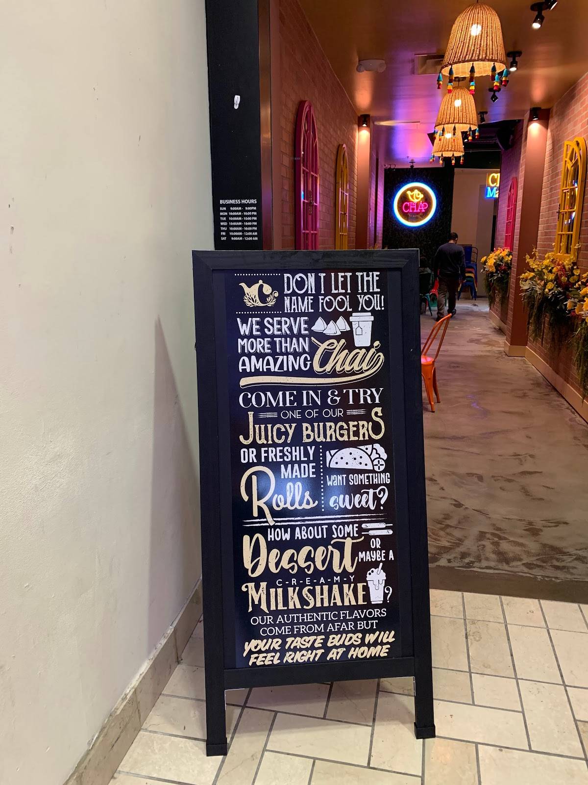 Menu at CHA Street Food (Tysons Corner Mall) restaurant, Tysons