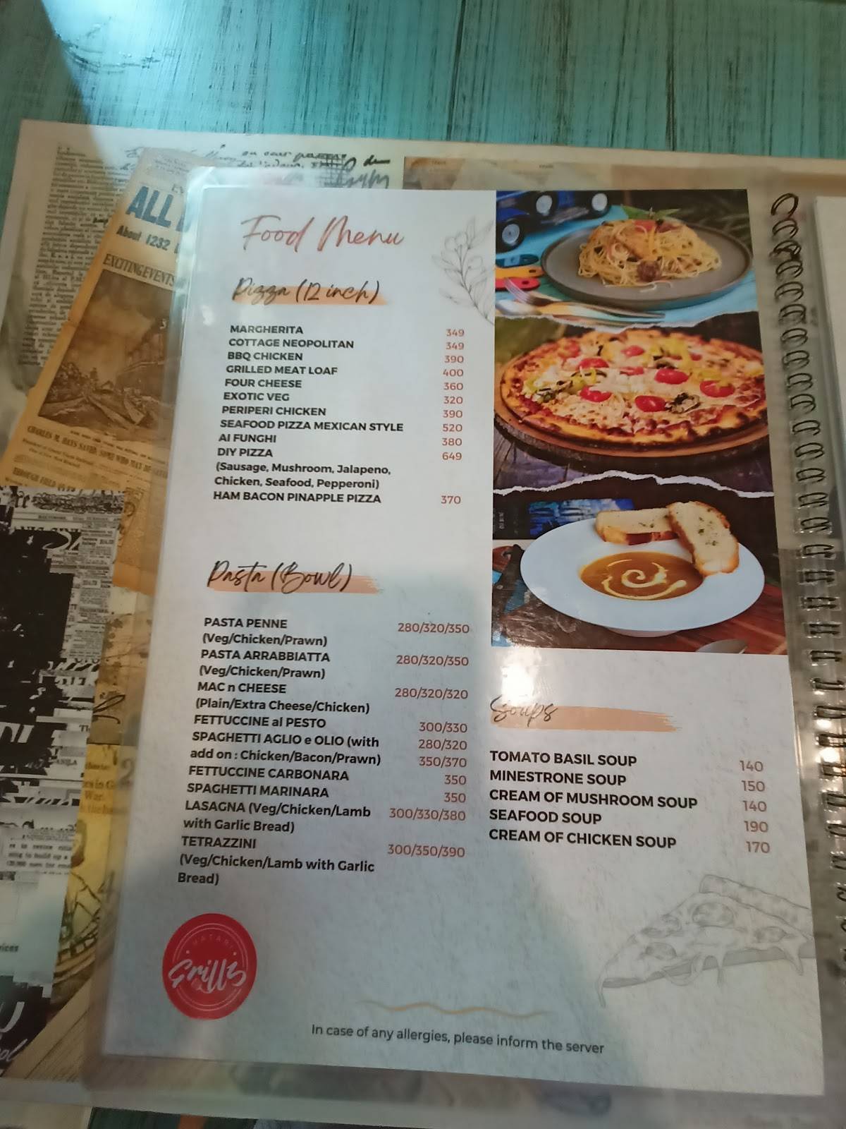 Menu at Hatari Grillz Continental Restaurant, Kolkata