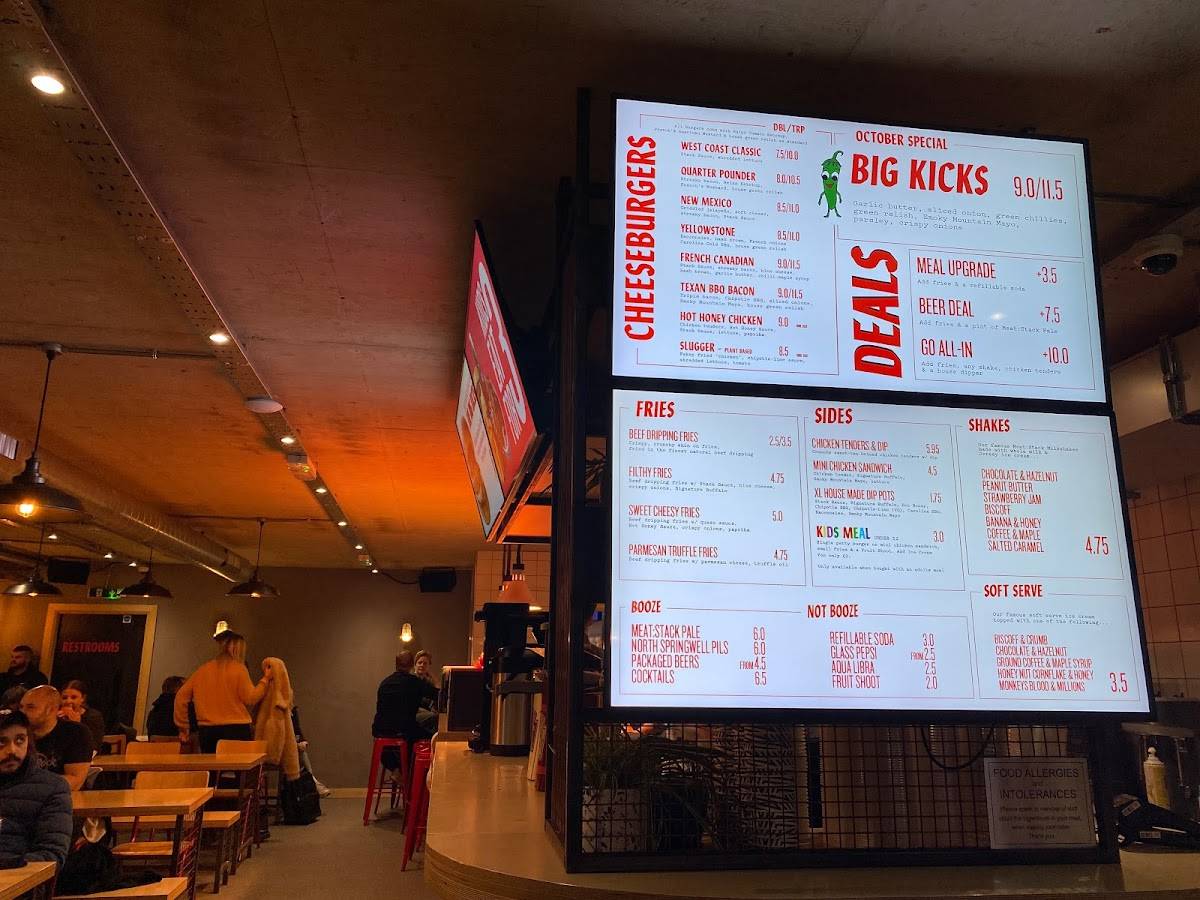 Menu at Meat:Stack restaurant, Leeds