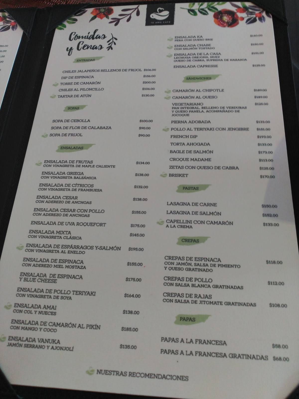 Carta de Te Amo Café, Santiago de Querétaro, Bosque del Alamo 87