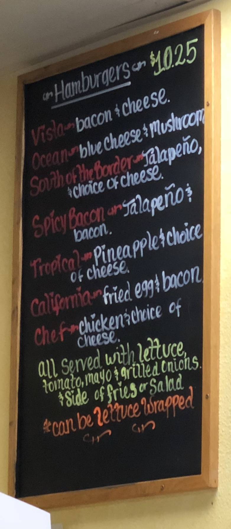 Menu at French Bakery Cafe, Vista, E Vista Way