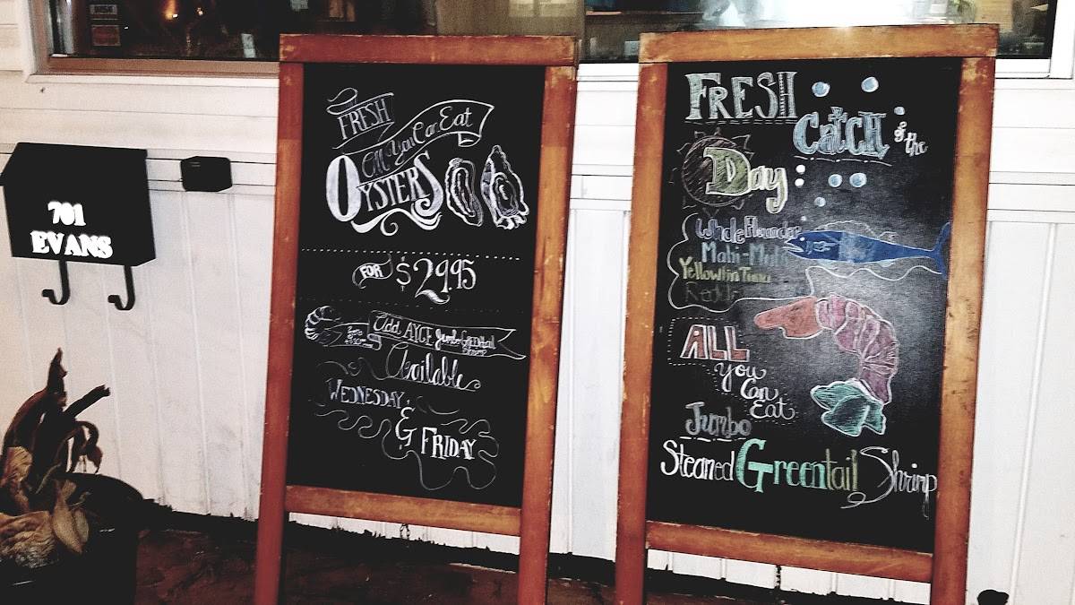 Menu at Southern Salt Seafood Company and Waterfront Restaurant
