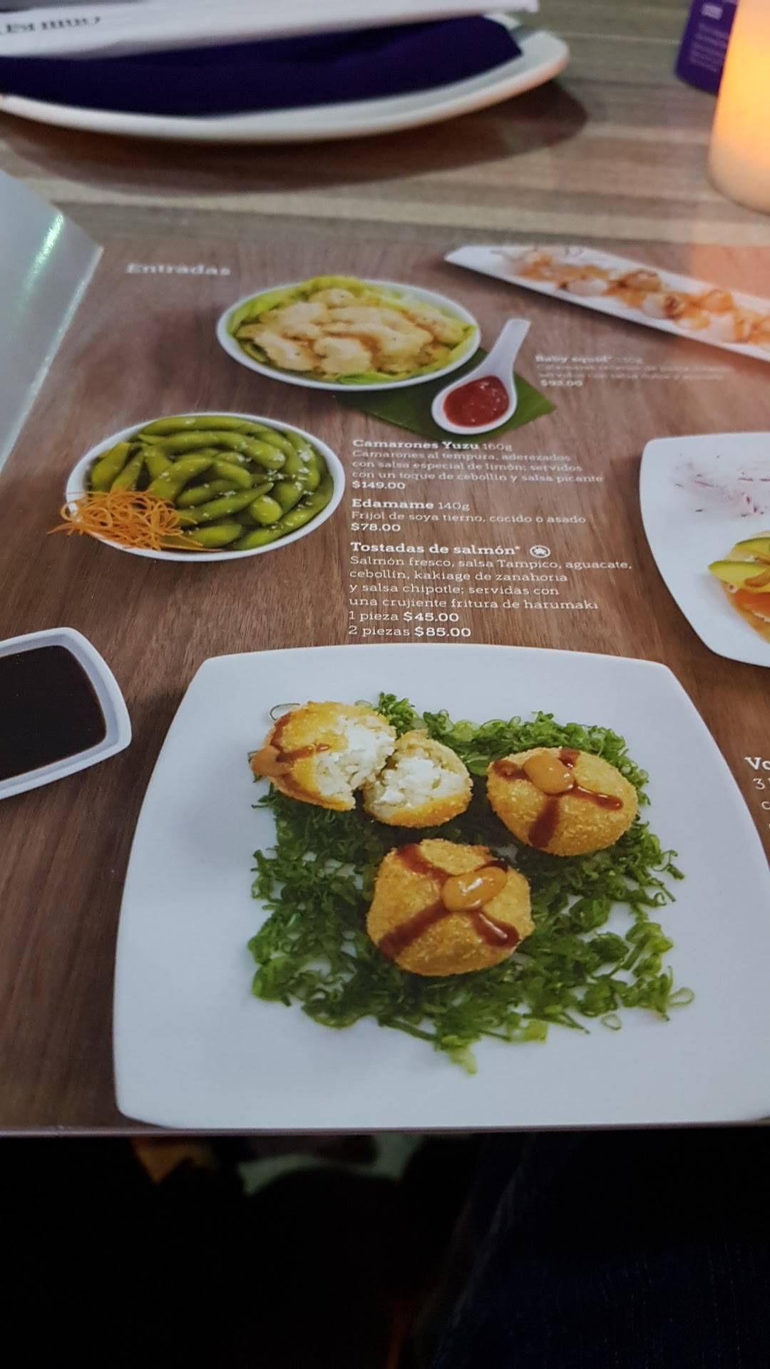 Menu at Sushi itto Valle restaurant, Monterrey, Loc 1 y 2