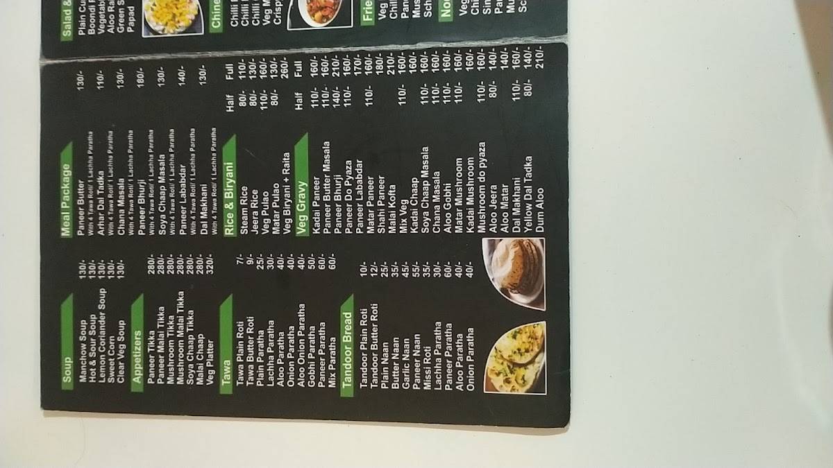 Menu at Veg Hut, Gurugram, opposite Ramada Hotel