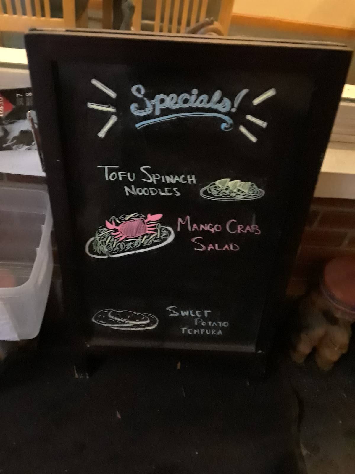 Menu at Blue Mango restaurant, Williamstown