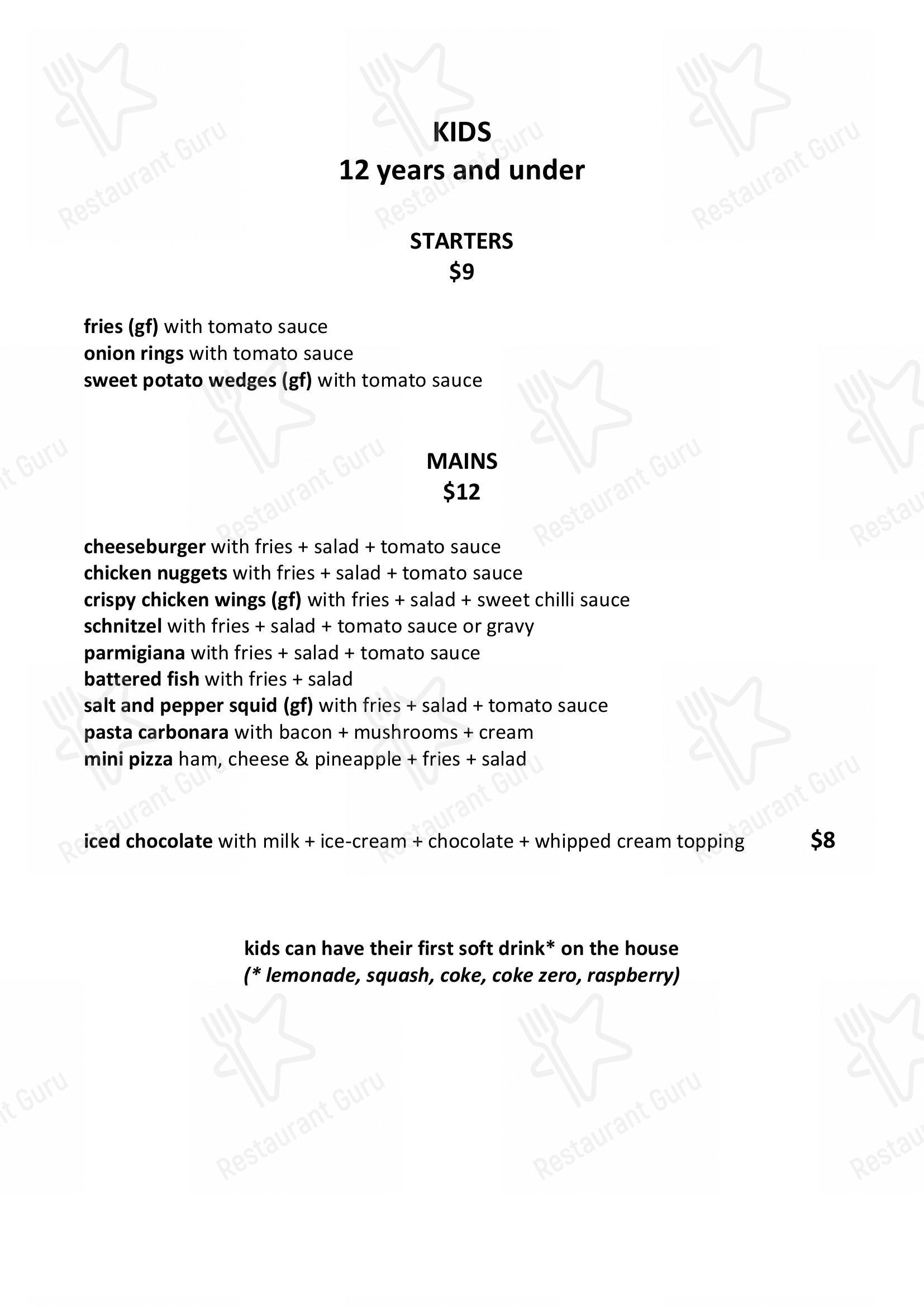 Menu at Doctor Syntax Hotel pub & bar, Sandy Bay