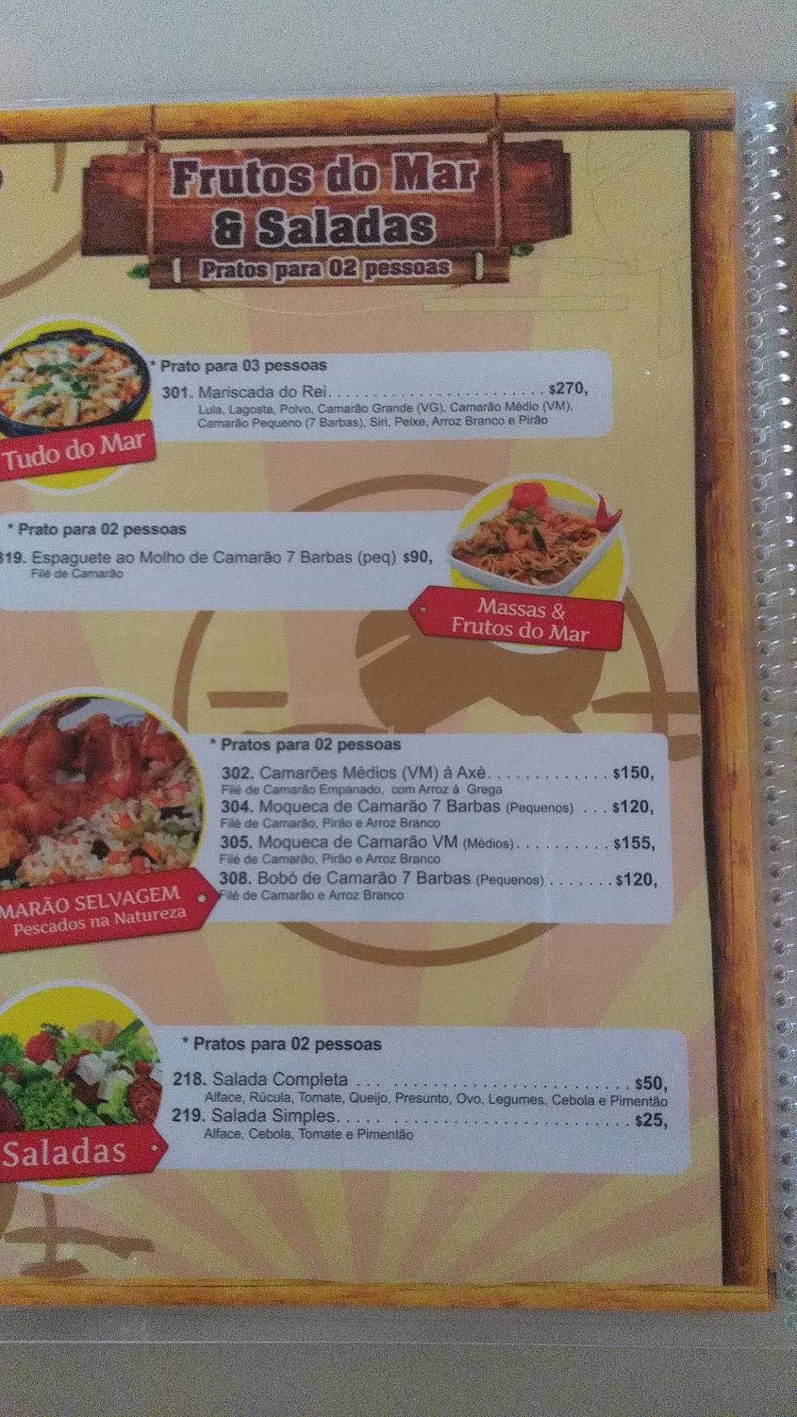 Menu Em Ax Moi Complexo De Lazer Pub Bar Porto Seguro Av Beira Mar