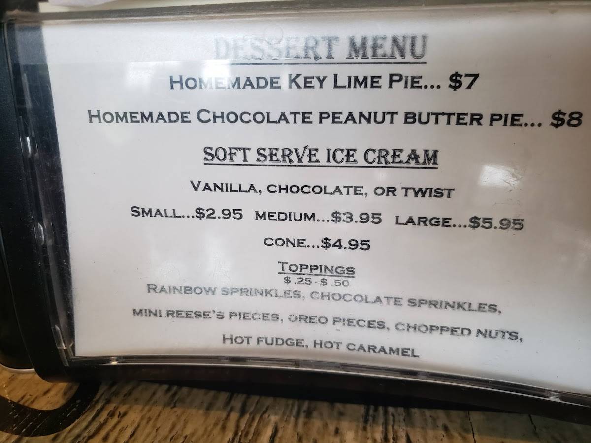 Menu at Bostwick's Chowder House restaurant, East Hampton, 277 Pantigo Rd