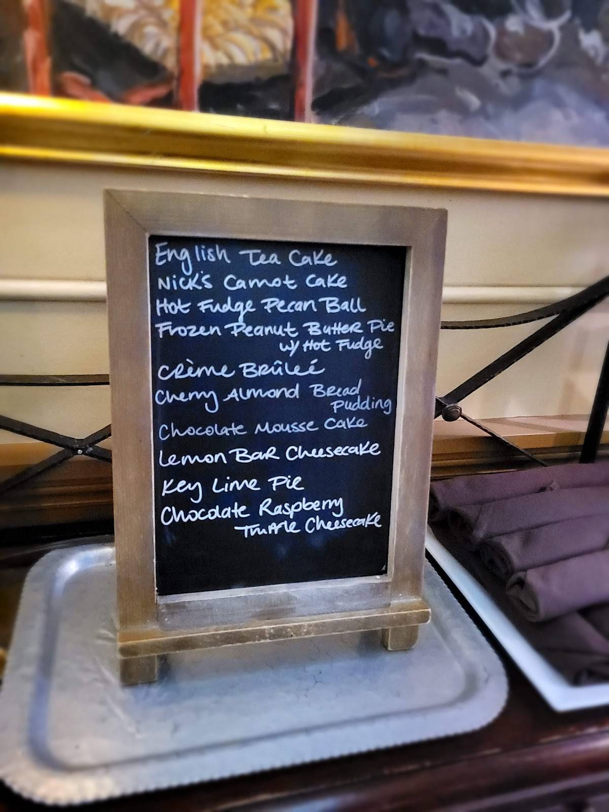 Menu at Coldwater Café restaurant, Tipp City
