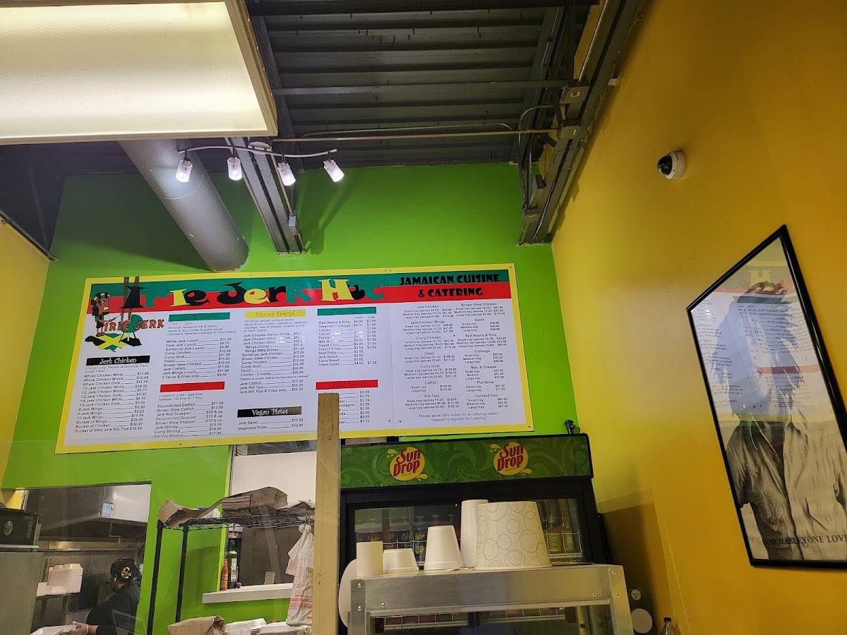 Menu at Irie Jerk Hut 3 restaurant, Country Club Hills