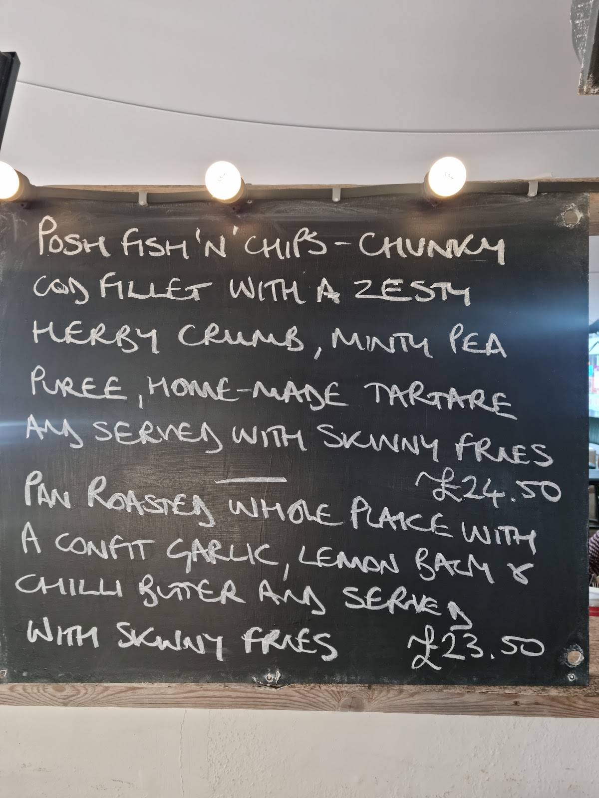 Menu at CrabShack restaurant, Worthing