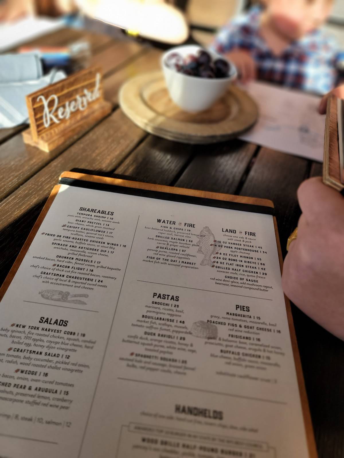 Menu at Craftsman Wood Grille & Tap House pub & bar, Fayetteville
