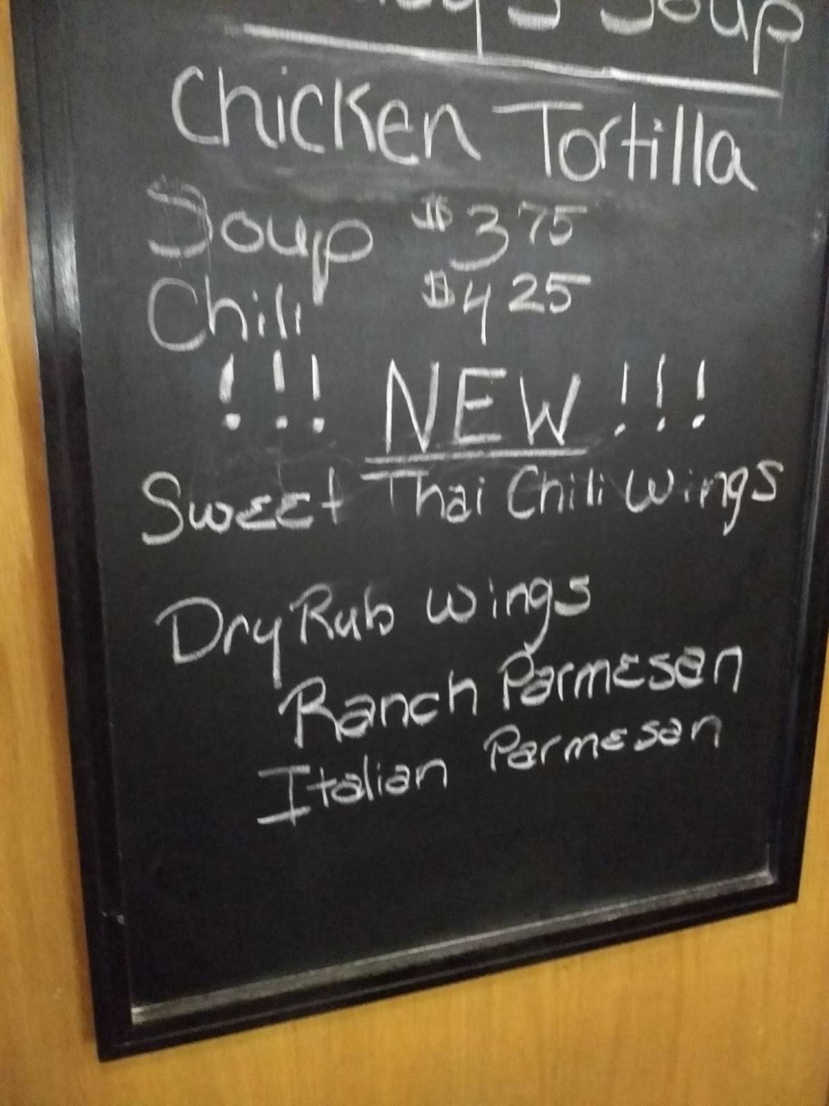 Menu at Elbow Room pub & bar, Elmira