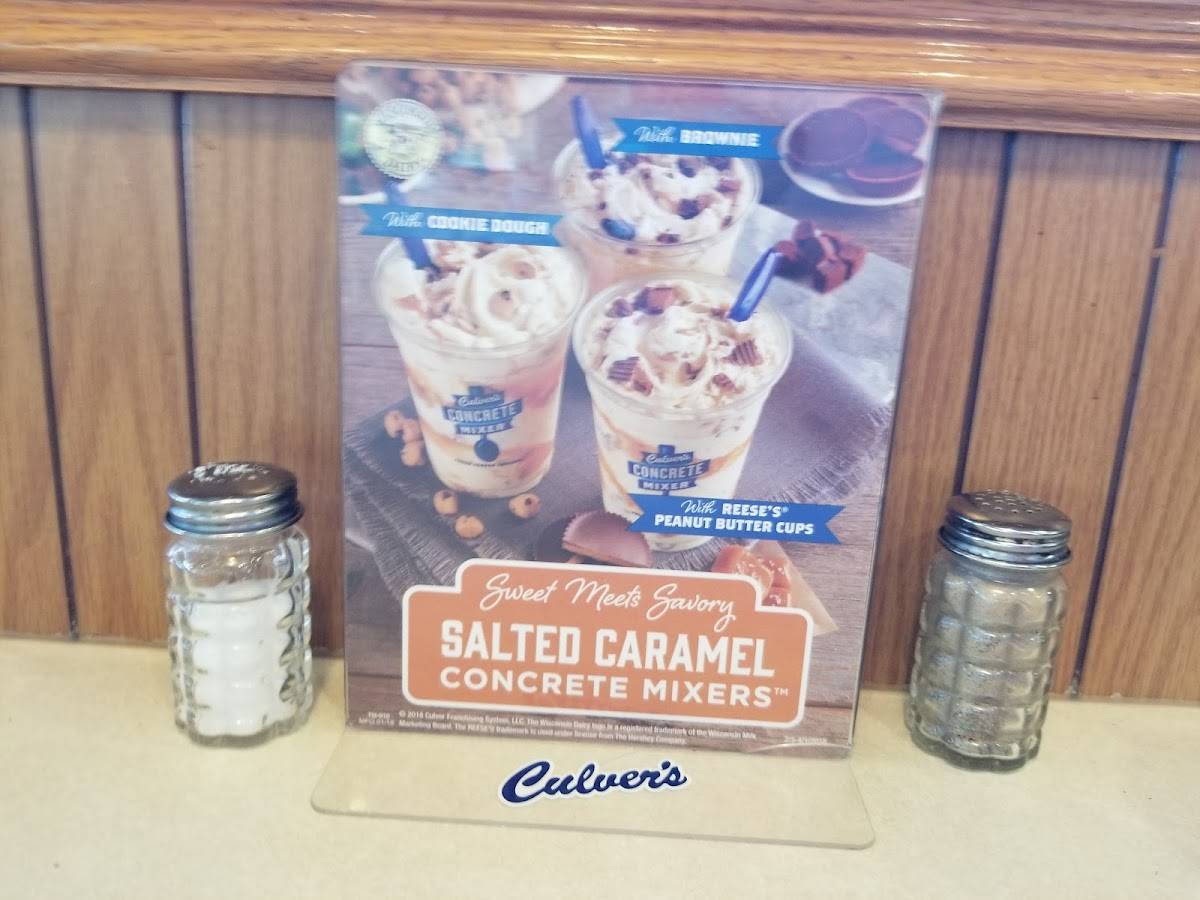 Menu at Culver’s fast food, Flower Mound, Flower Mound Rd