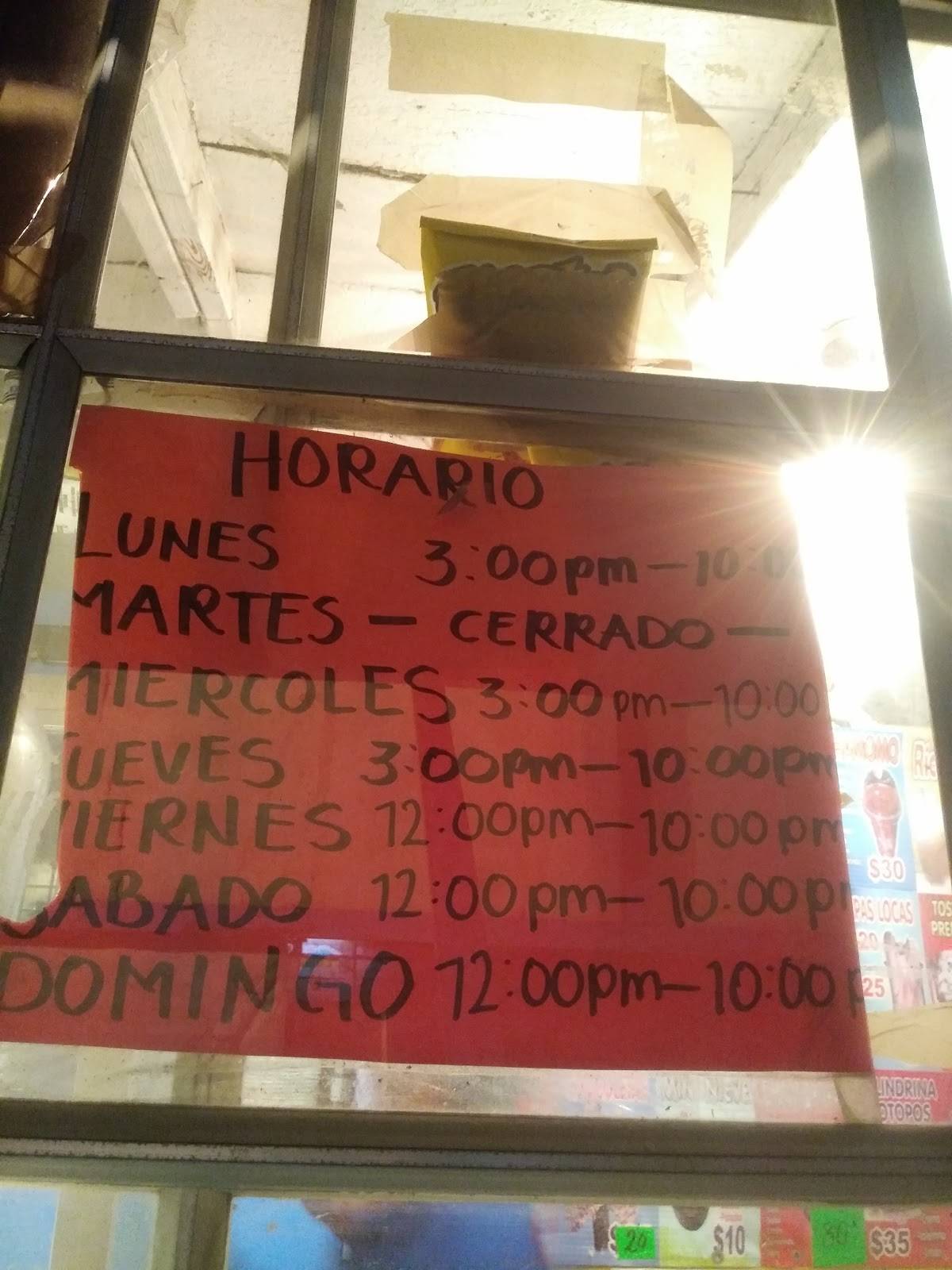 Carta del restaurante Fresas La Playa Fresas con Crema, Ciudad Juarez, Cutzamala 655