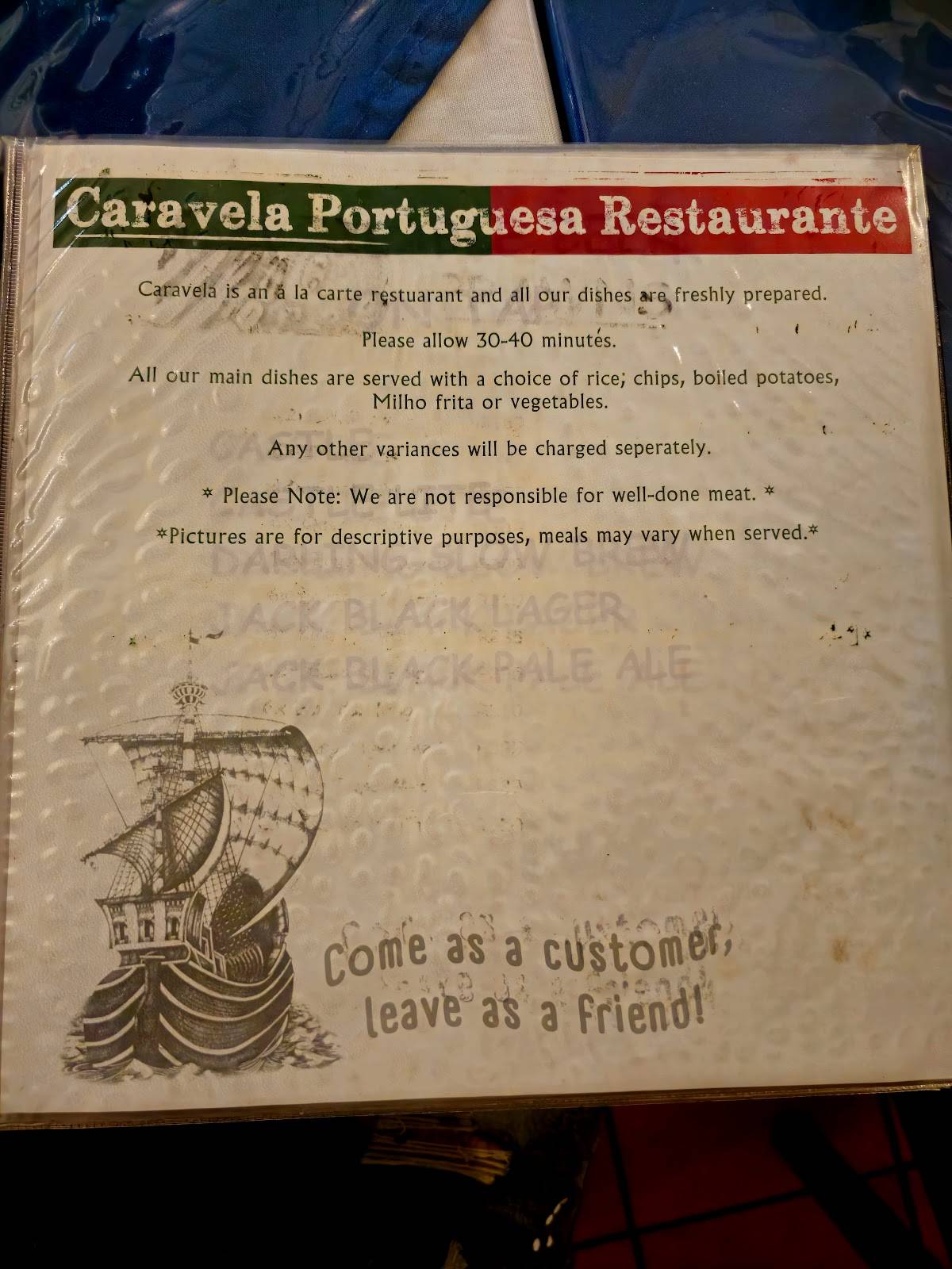 Menu At Caravela Portuguesa Restaurant Hartbeespoort Straduvarius Rd menu-at-caravela-portuguesa-restaurant-hartbeespoort-straduvarius-rd