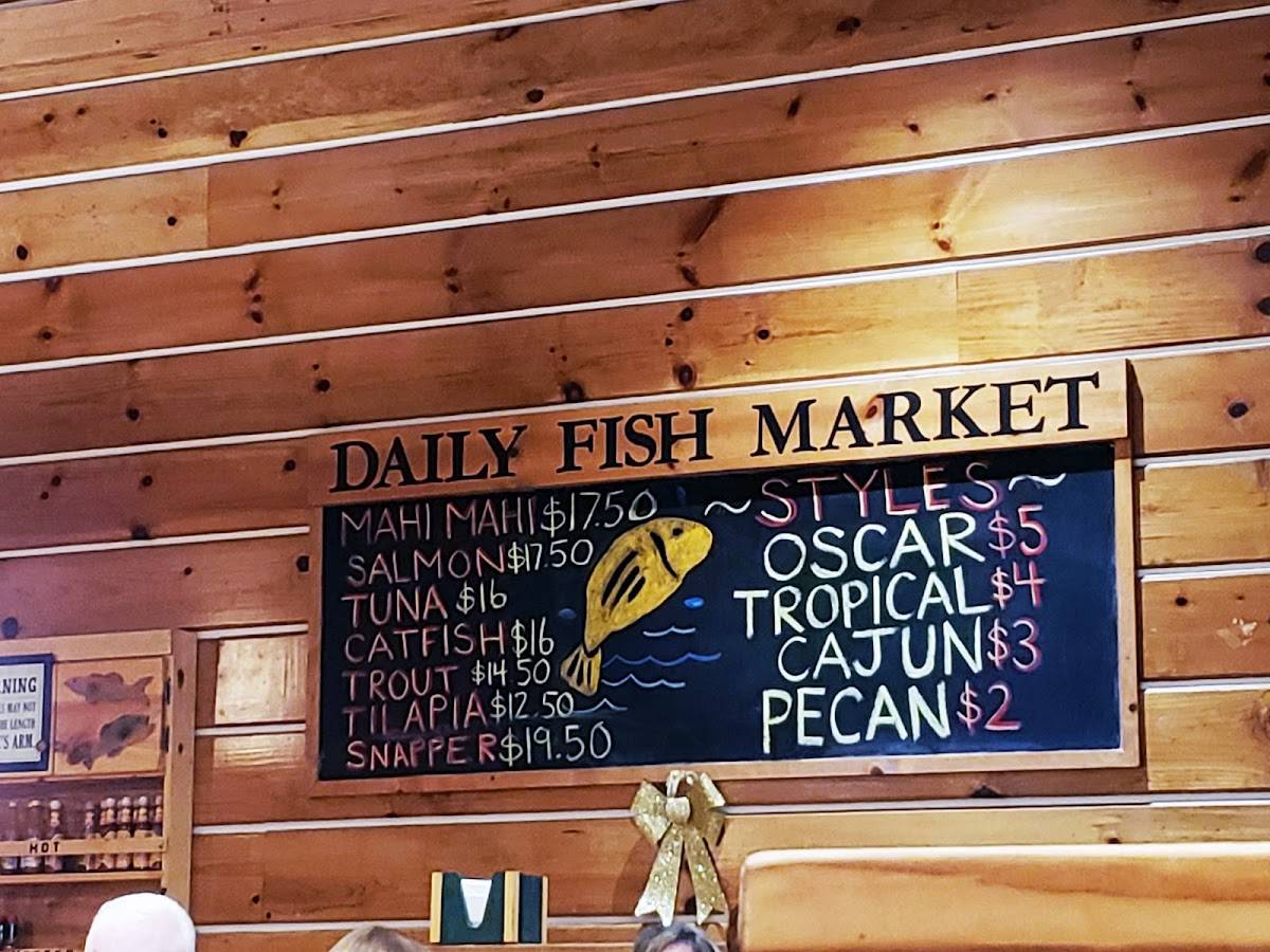Carta del restaurante Rockfish Seafood Grill, Highland Village
