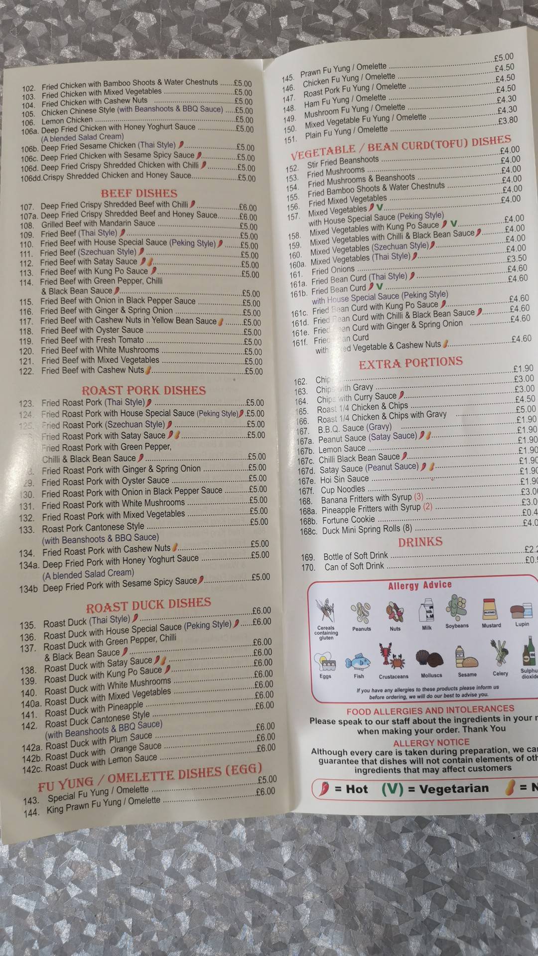 Menu at Jasmine Chinese takeaway fast food, Ashford
