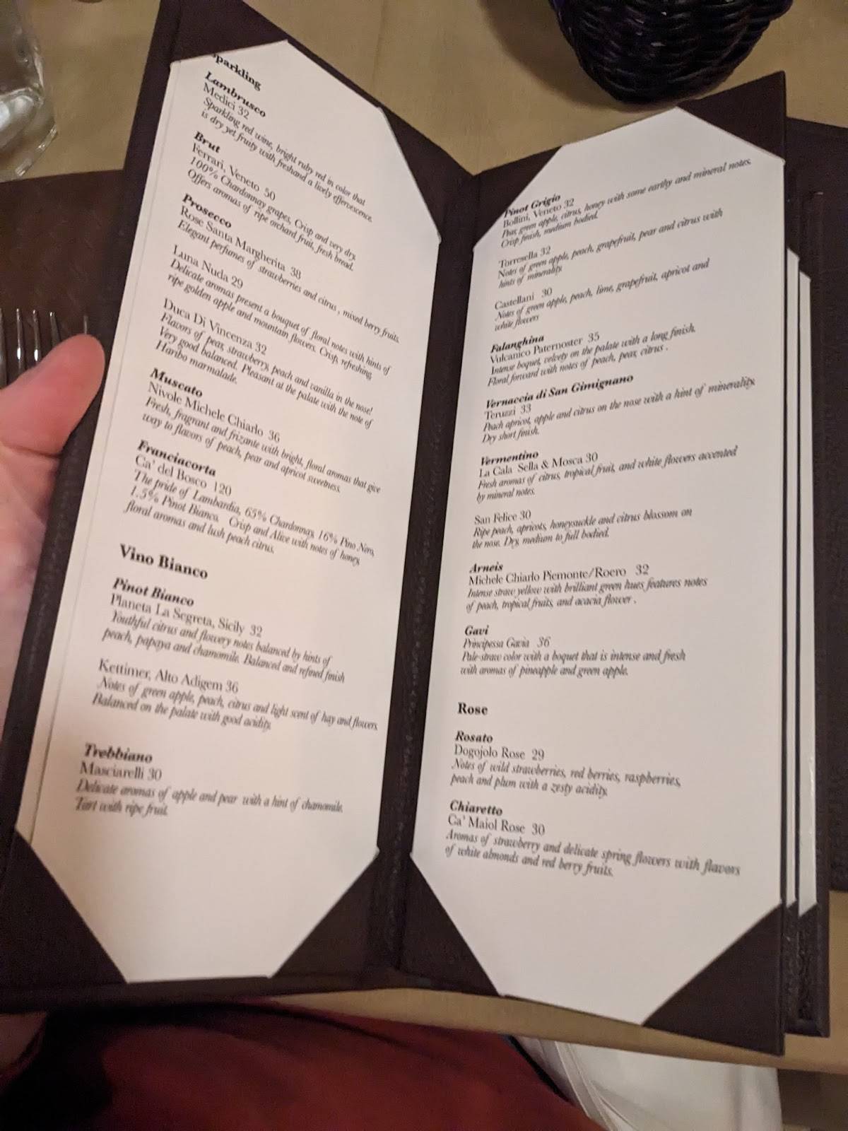Menu at La Rustica on Magnolia restaurant, Summerville