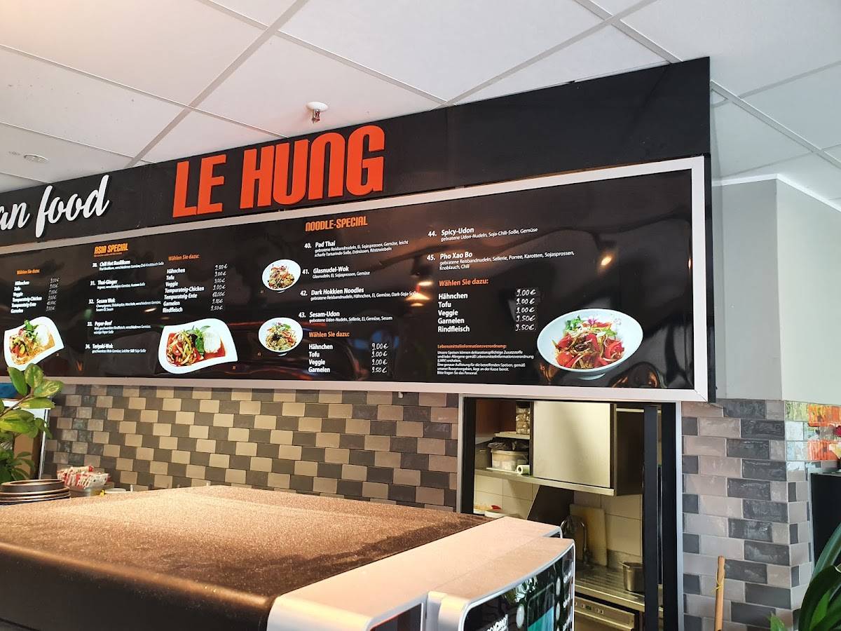 Speisekarte von Le Hung fresh asian food restaurant, Berlin
