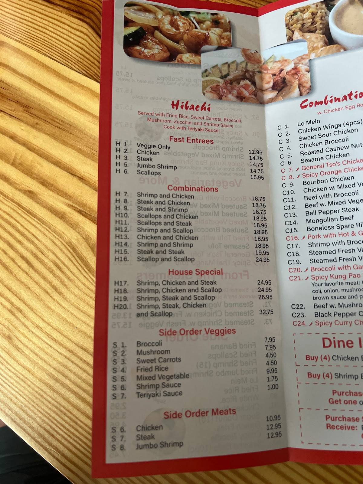 Menu at Little China Restaurant, Jacksonville, 521 Yopp Rd 117