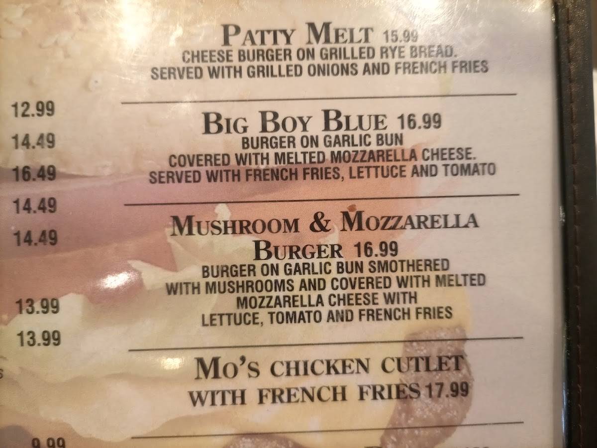 Menu at Mo's Bagels & Deli restaurant, Aventura