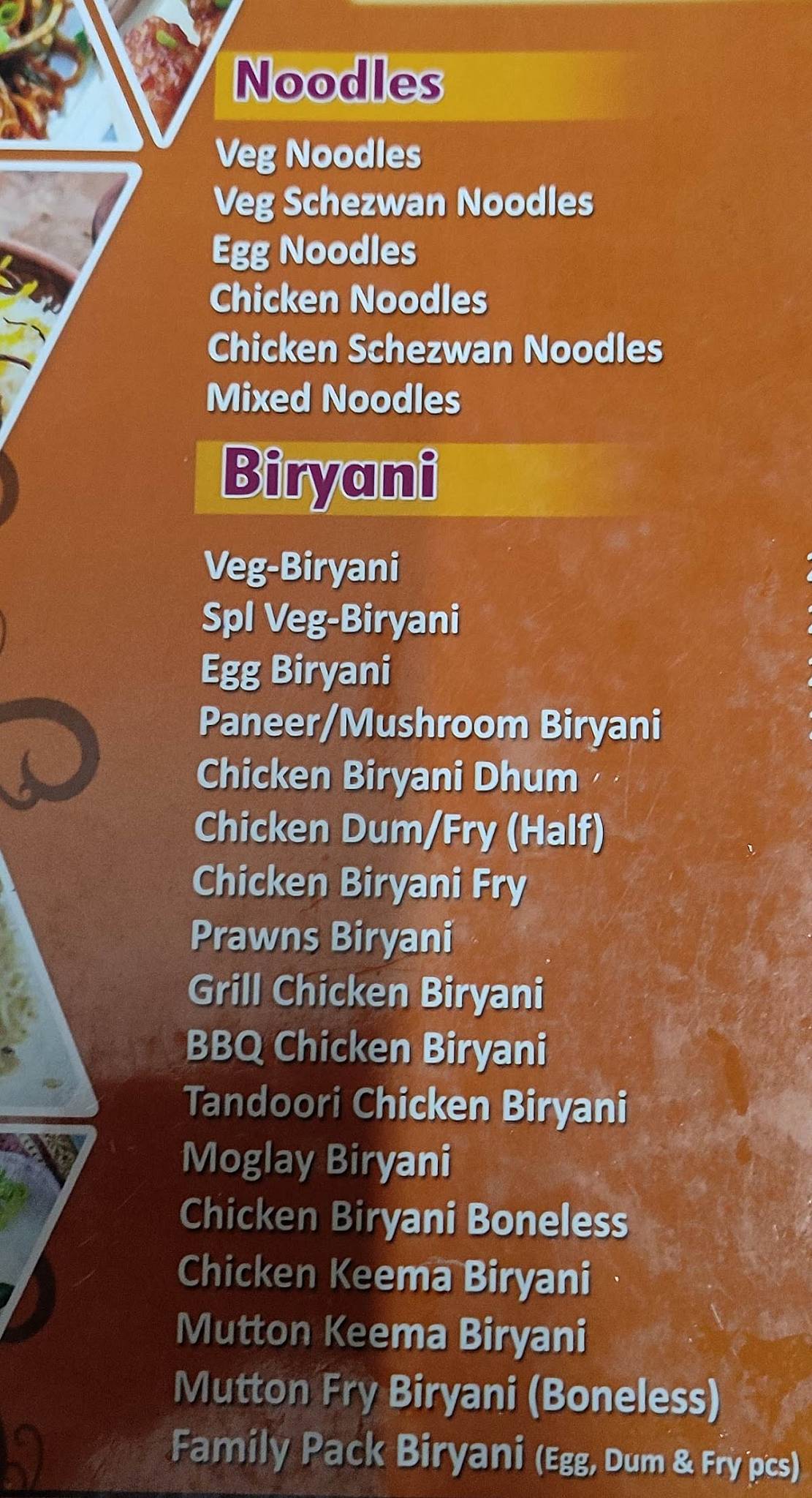 Menu at ROYAL KITCHEN FAMILY RESTAURANT, Kakinada