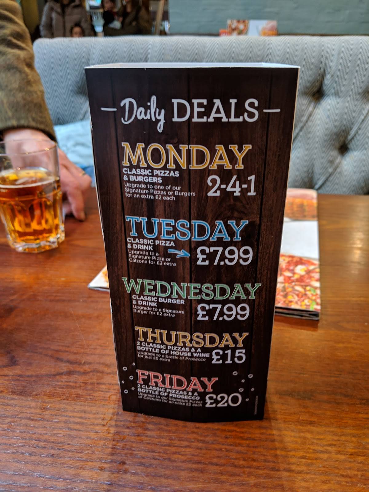 Menu at The Fox Stonehouse pub & bar, Sutton Coldfield, Walmley Rd