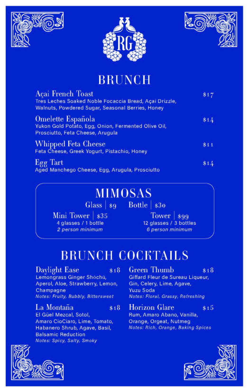 Menu At The Rose Garden AZ Pub Bar Phoenix Menu at the rose garden az pub bar phoenix