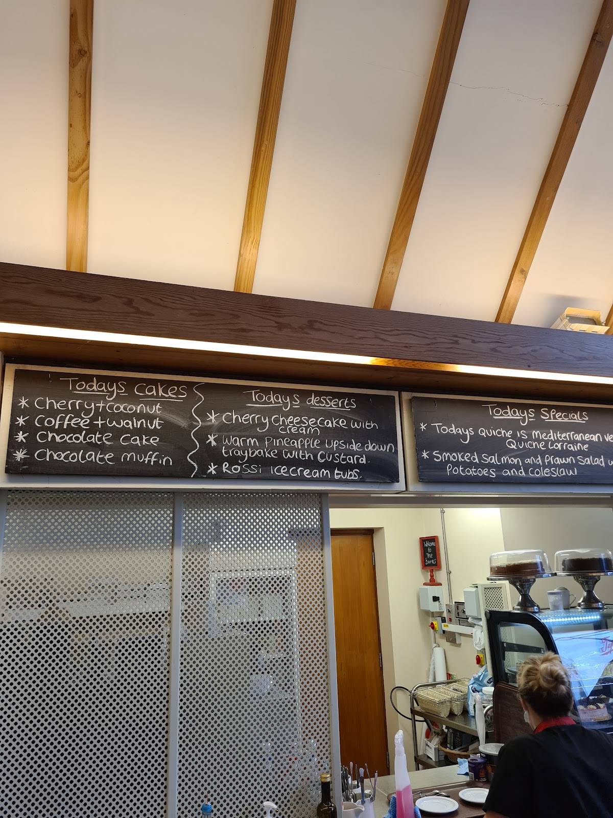 Menu at Tiptree Tea Rooms at The Barns, Cressing Temple, Braintree