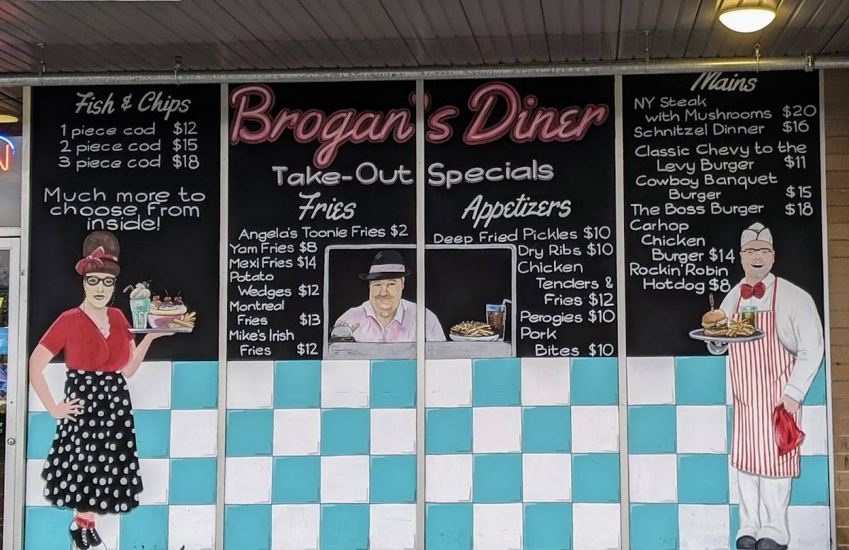 Menu At Brogan s Diner Restaurant Langley Township menu-at-brogan-s-diner-restaurant-langley-township