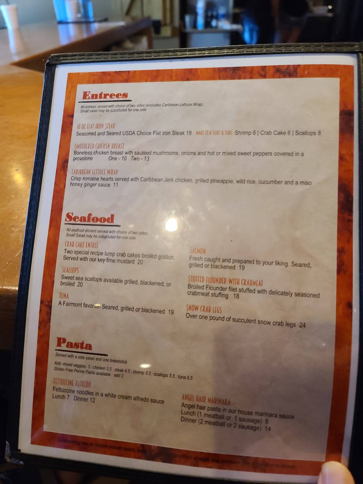 Menu at Copper House Grill pub & bar, Pleasant Valley