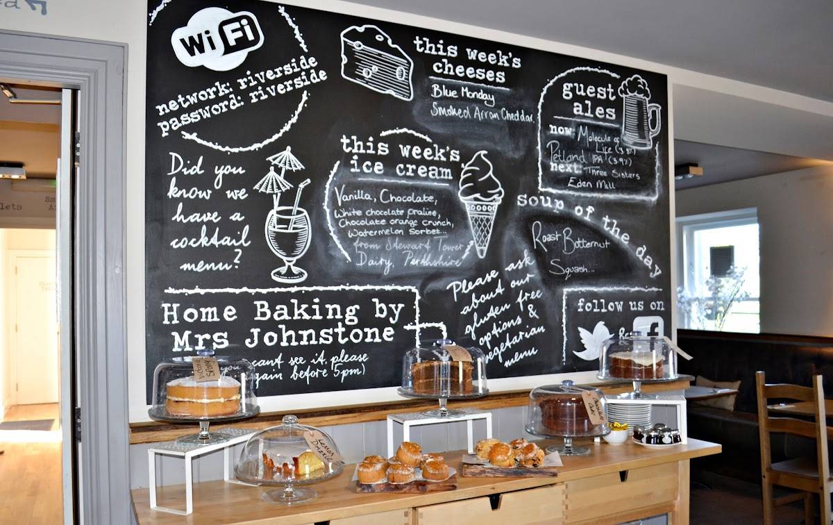 Menu at The Riverside Pub, Kitchen & Coffee House, Dunblane