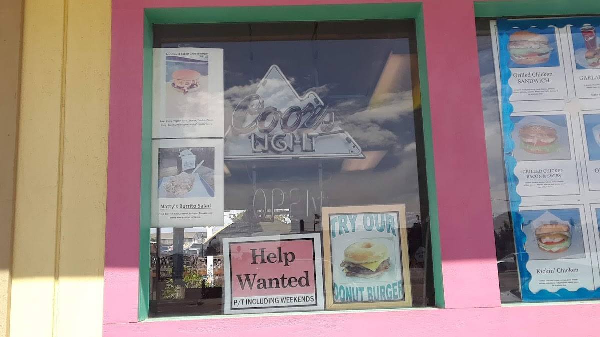 Menu at Garlands Hamburgers restaurant, Grover Beach