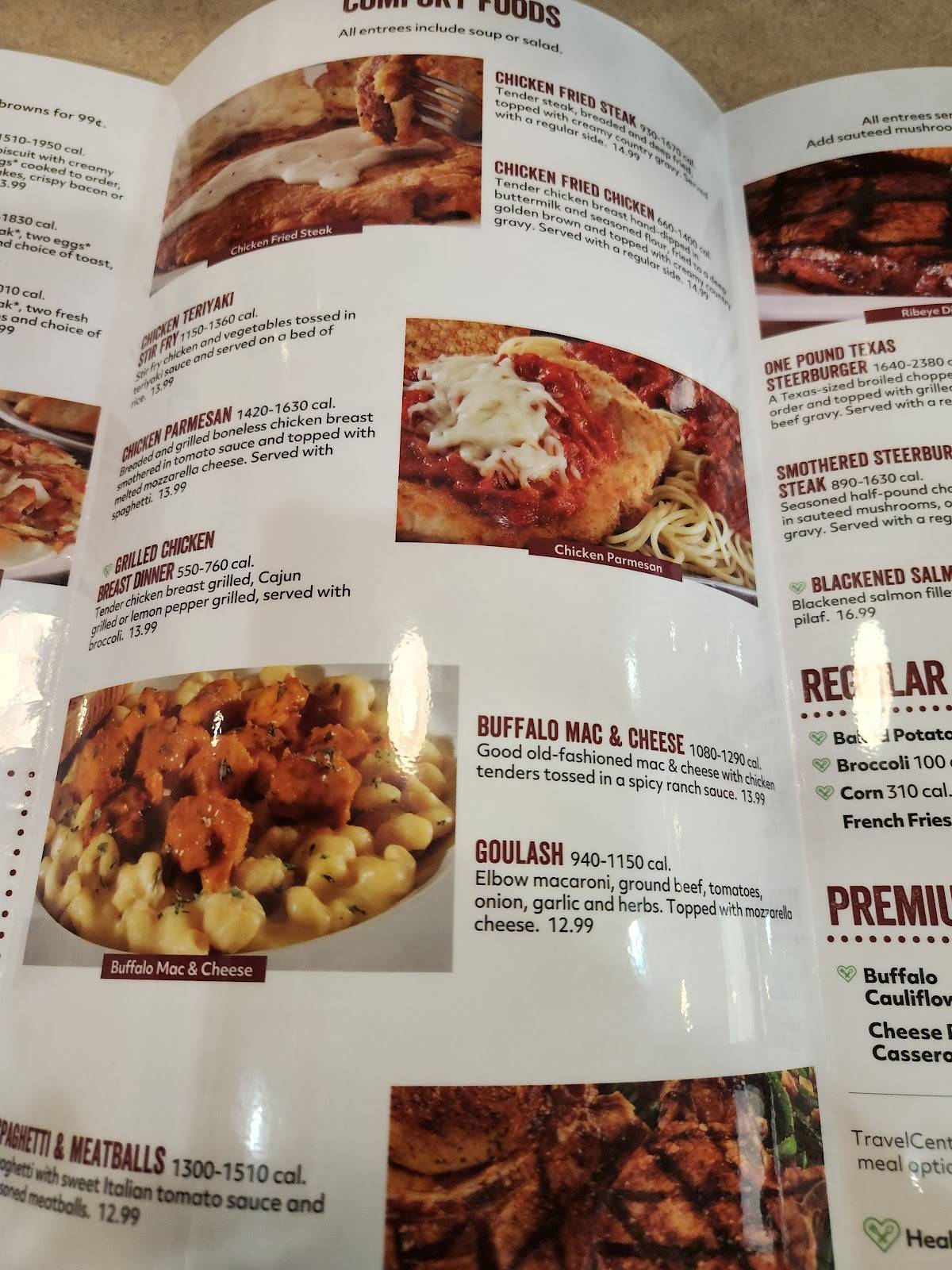 Menu at Iron Skillet restaurant, Kingdom City, Gold Rd