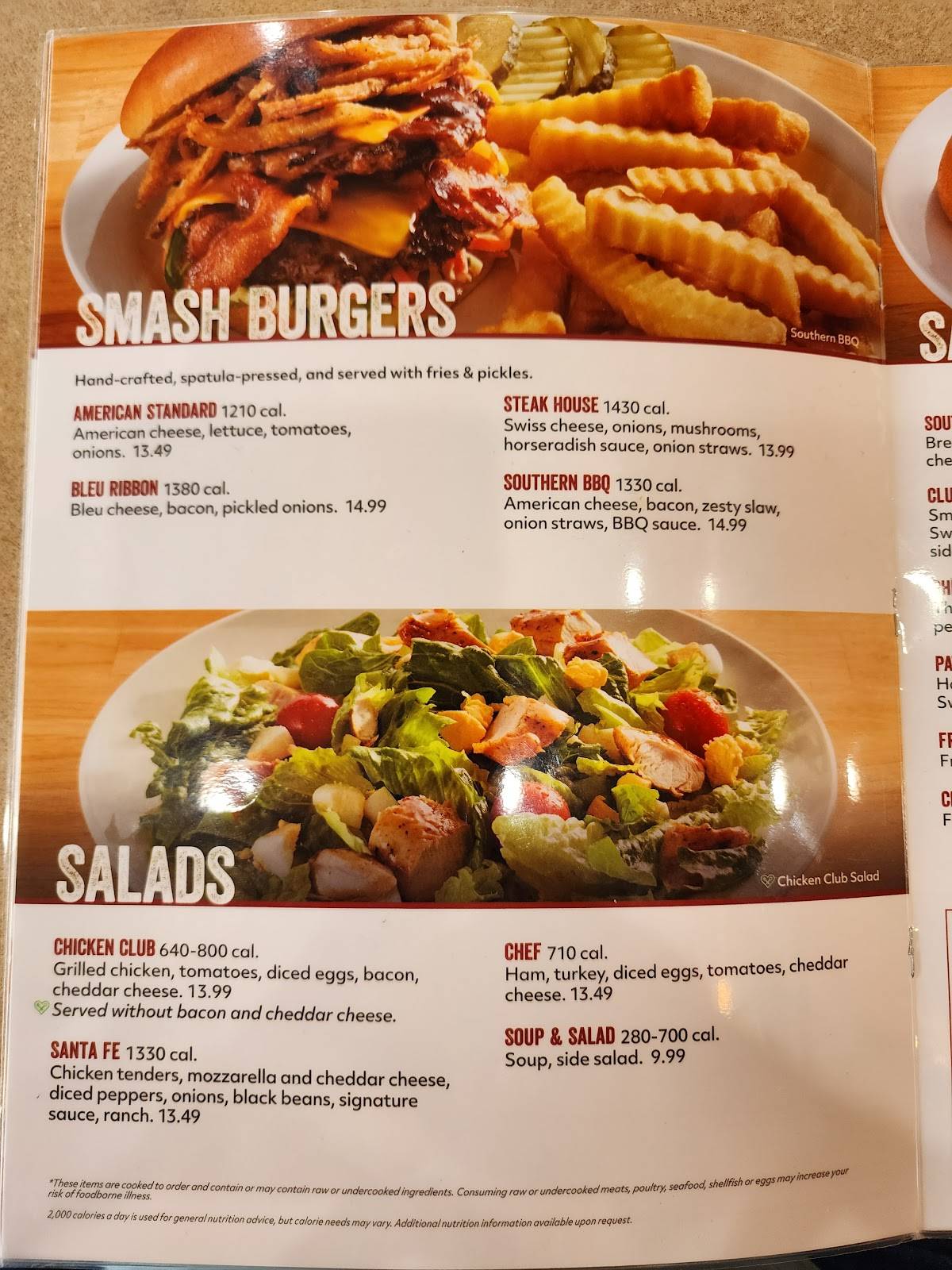 Menu at Iron Skillet restaurant, Kingdom City, Gold Rd