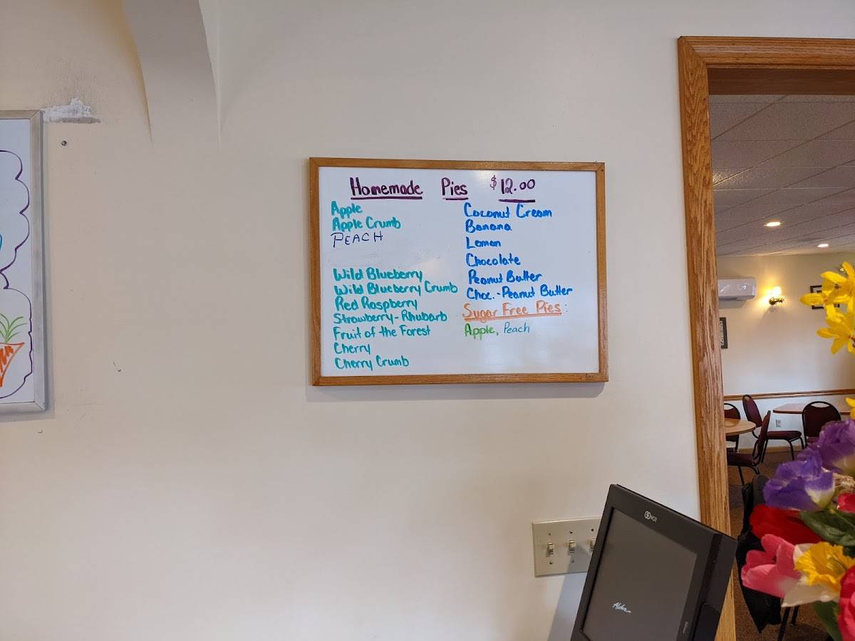 Menu at Curt's Family Restaurant, Markleysburg