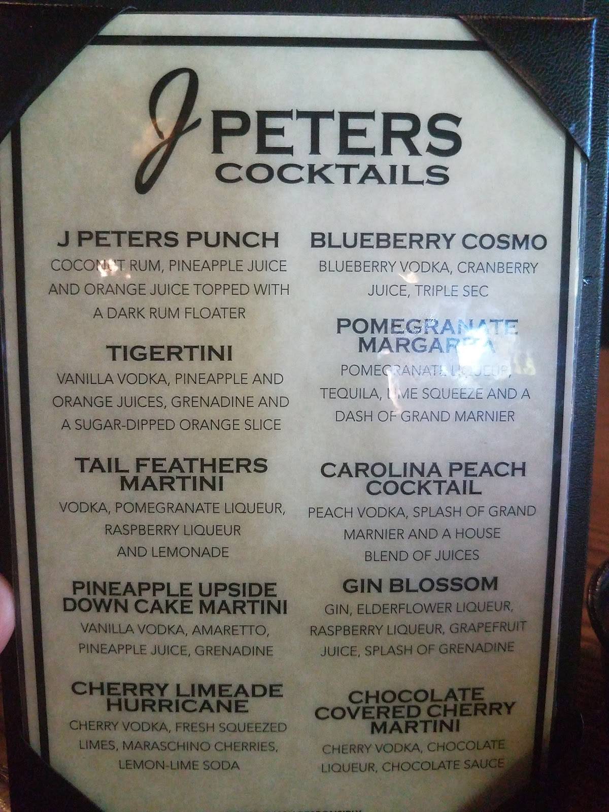 Menu at J.R. Cash's Grill & Bar, Mount Holly