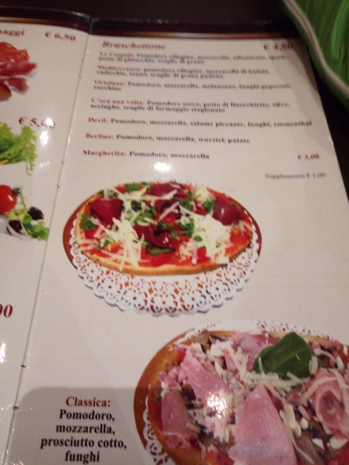 Menu da Le Cuspidi Raffadali pub & bar, Raffadali