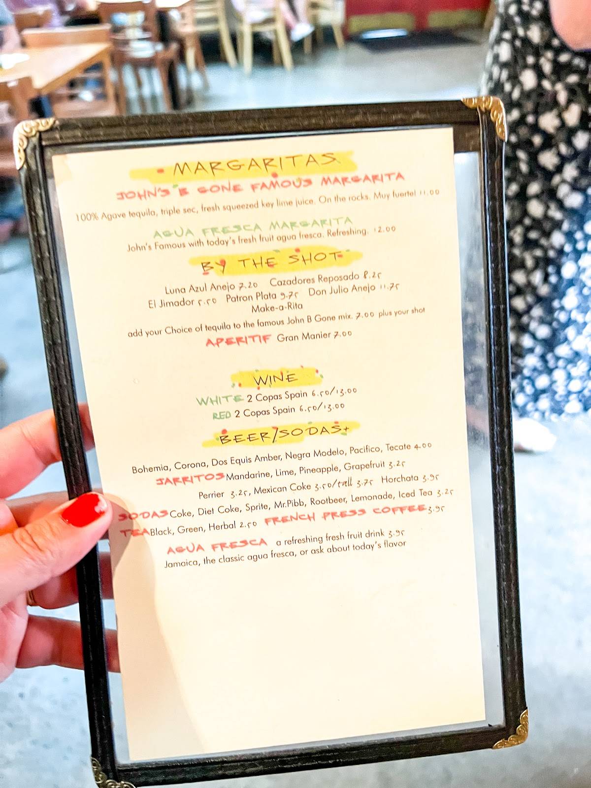 Menu at Agave restaurant, Ashland, 5 Granite St