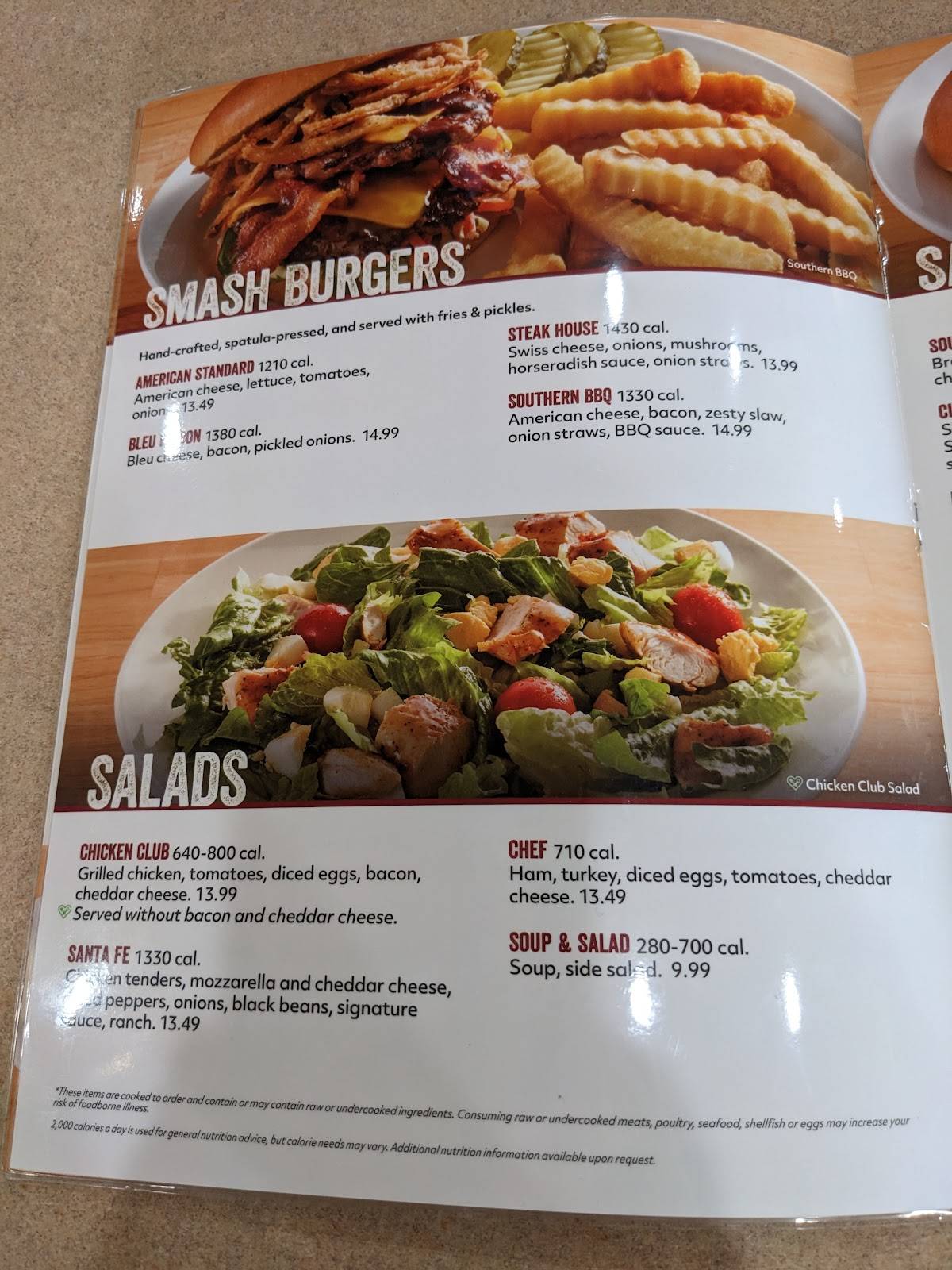 Menu at Iron Skillet restaurant, Kingdom City, Gold Rd